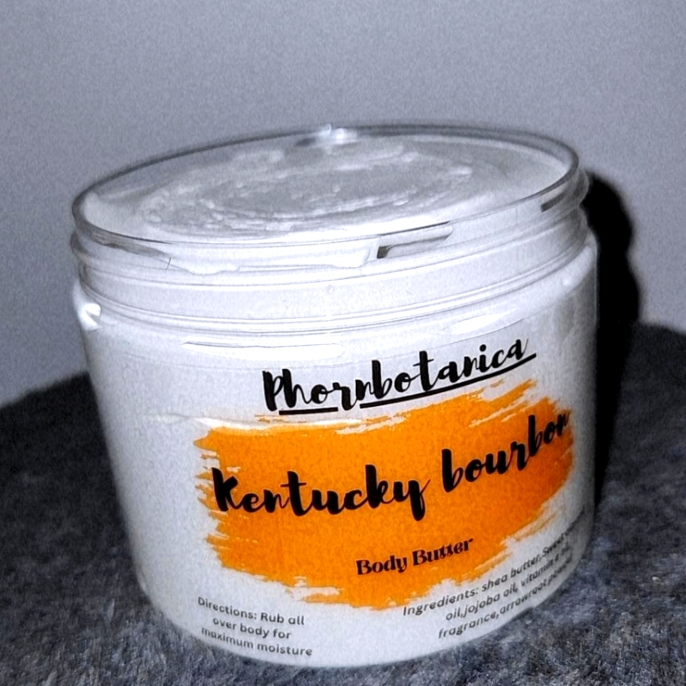 kentucky bourbon  body scrub/soap and body butter for Men